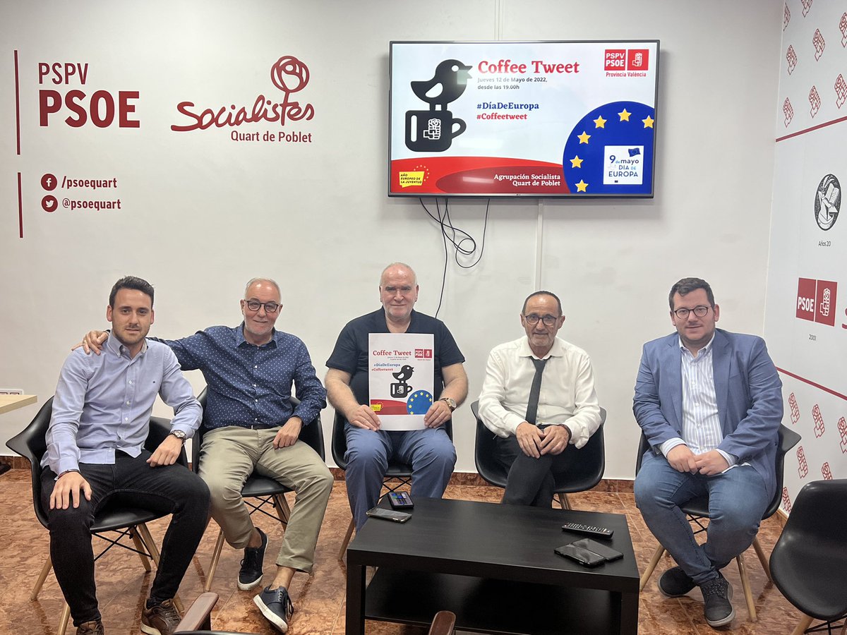 bnofuentes's tweet photo. El #euromunicipalismo reivindica un papel más protagonista en las instituciones #europeas #coffeetweet del #DíaDeEuropa 

#EuropeDay #EUfunds #ProyectosEuropeos  #pspvprovalencia #euromunicipalismo @pspvprovalencia @joseacogo https://t.co/f4QCsIKN6W