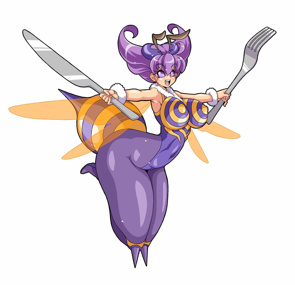 もういっちょプロジェクトSKG
まぁ根本的にヴァンパイアのキャラはみんな好きなんだけどね
というわけでQ-BEE
おそらく仮面ライダーの蜂女から始まったであろうこの「おっぱいにハチの腹部の縞の意匠を持ってくる」というデザイン…めっちゃくちゃ好きなんじゅあよぬああぁ～!!!
(((°A°))) 