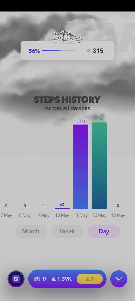 _Alfarez13's tweet photo. @AgletApp Consistent 5K Step/Day sir 😁 https://t.co/zJuDSwtP2U