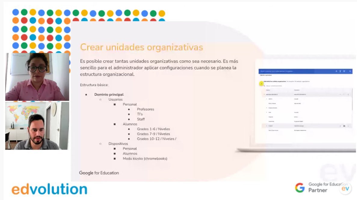 missgedu's tweet photo. Curioseando y aprendiendo todo sobre la consola de administradores en el curso de @GoogleWorkspace con @EdvolutionEs ! #GoogleTeacher #Learning #Improving 🥳🤩 https://t.co/rwzuLmzz34