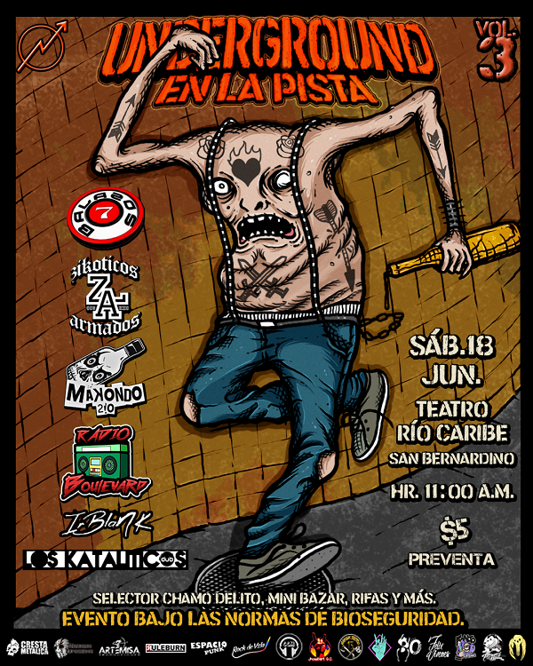Festival Underground En La Pista presenta tercera edición en el Río Teatro Caribe > bit.ly/3w7QUHT #NoticiasCresta #CrestaNoticias #AgendaCresta #Noticias #Entretenimiento #Eventos #Música