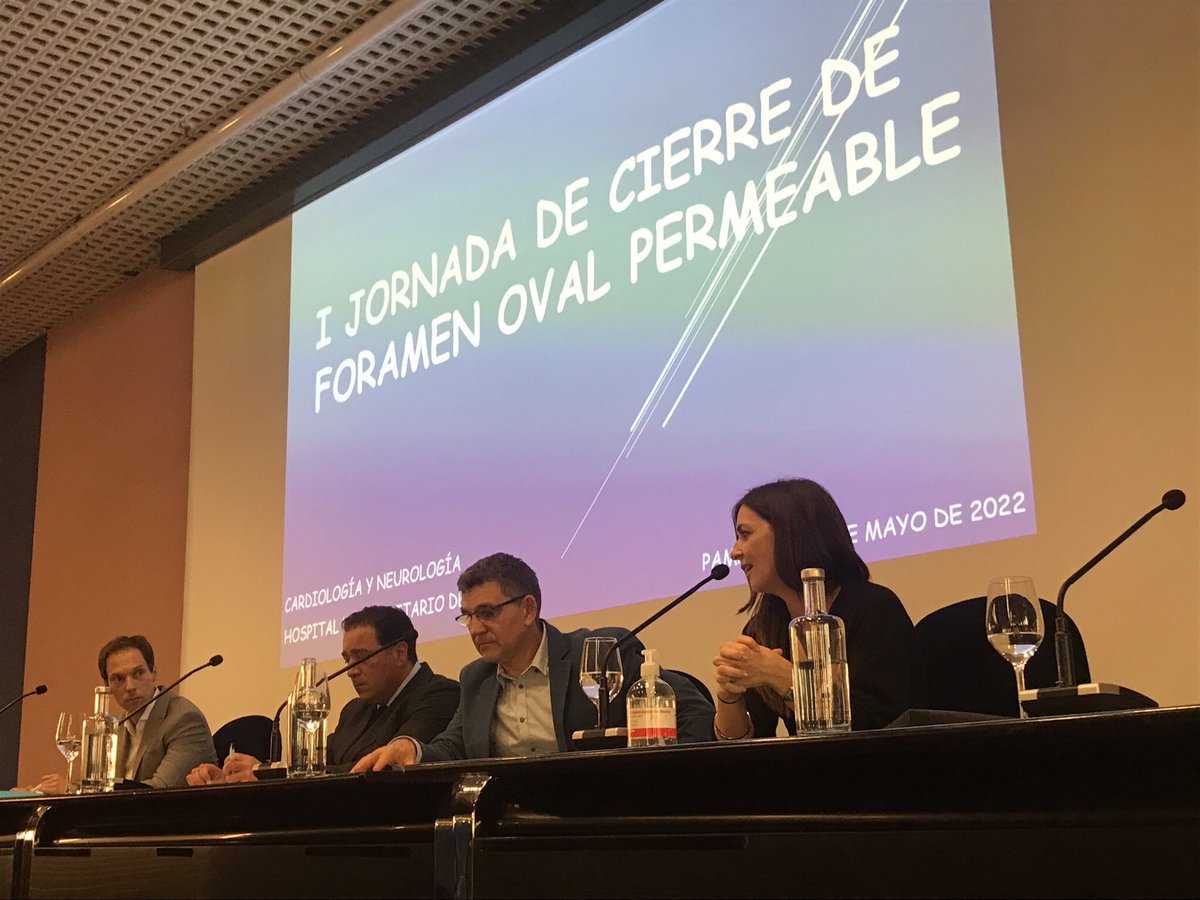 HemodinamicaC's tweet photo. I Jornada de cierre de Foramen Oval Permeable organizado por @HemodinamicaC y #NeurologiaHUN en @MedenaColegio
👉🏻Ejemplo del éxito del trabajo multidisciplinar! Enhorabuena a todos los ponentes
#structuralHUN https://t.co/WHszEBv1Hm