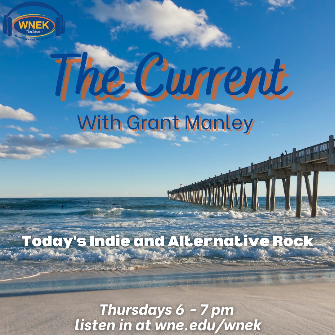 Join Grant tonight for his last episode of the year! Make sure to tune into The Current from 7 to 8 at our new website wne.edu/wnek