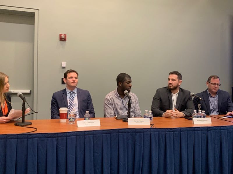 EmgageAction's tweet photo. Emgage Michigan Policy Associate @RexAlbanii spoke at the @AmericaVotes Summit on Democracy, highlighting how crucial it is to make our democracy accessible!

“We speak of democracy as if it’s an institution, but it’s a way of life: a fundamental right for all of us.” #AVSummit22 https://t.co/QypEcUTcjr