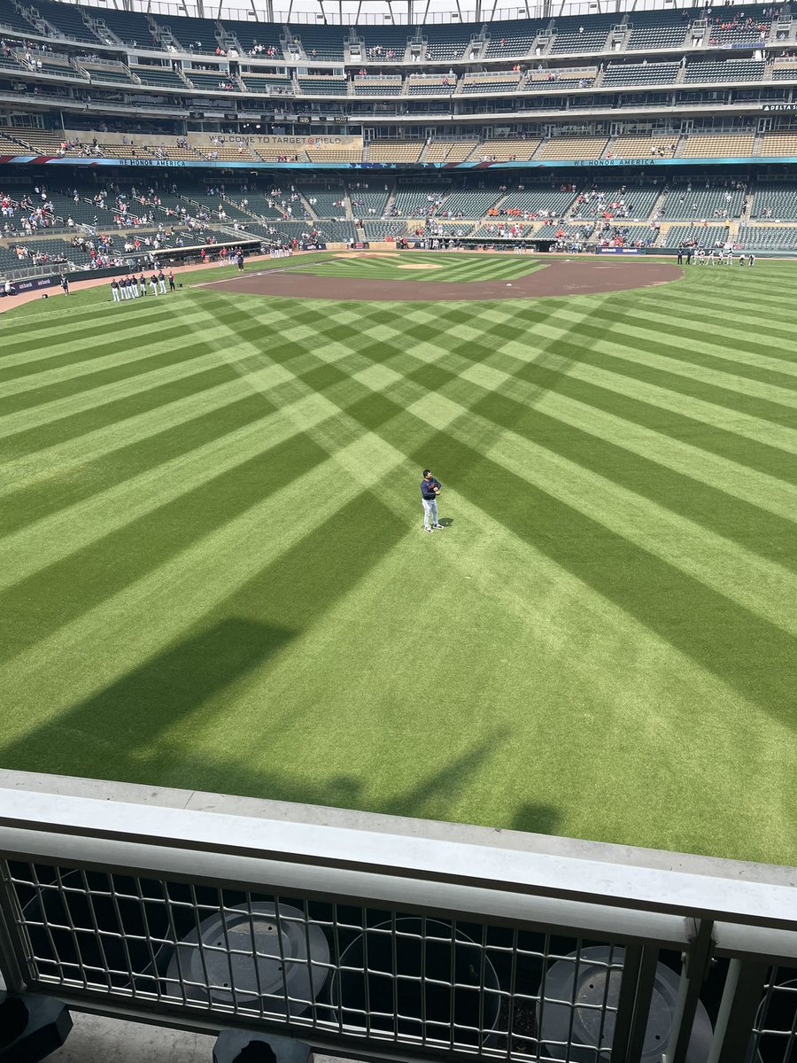 Glad to have to day off to get in a day game!