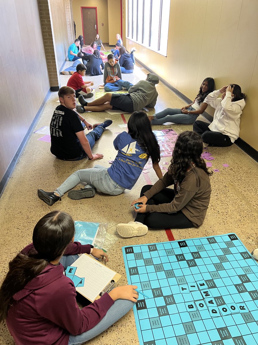 MaribelAranda12's tweet photo. Science Scrabble anyone? ⁦@NorriScience⁩ ⁦@CrockettColts⁩ https://t.co/iZD9vY5L0z