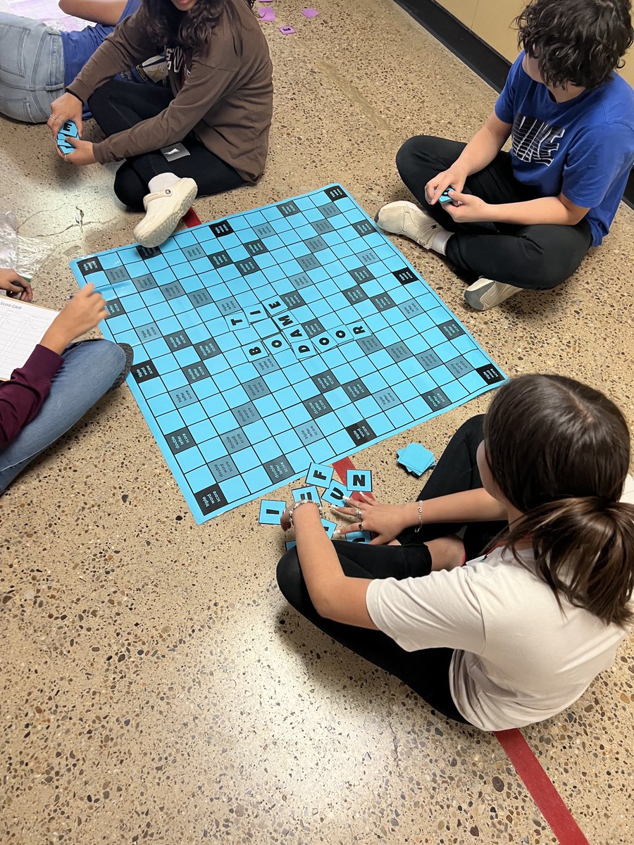 MaribelAranda12's tweet photo. Science Scrabble anyone? ⁦@NorriScience⁩ ⁦@CrockettColts⁩ https://t.co/iZD9vY5L0z