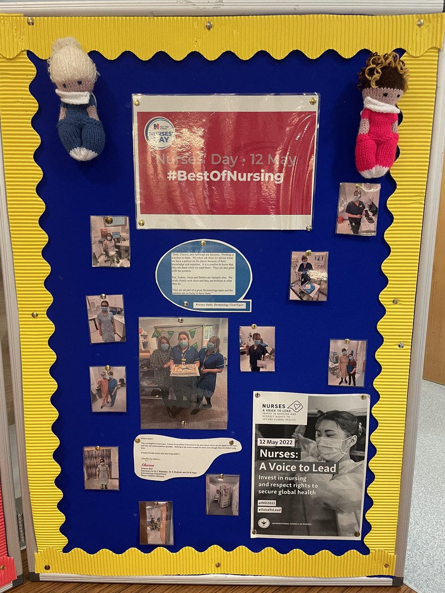 NUTHPaedDerm's tweet photo. A little collaborative morale booster for #teamderm including a thankful words from those around us. #InternationalNursesDay2022 another year of new challenges but faced with a smile, determination and a passion for what we do we are #Unstoppable #WorkFamily @pinder_claire https://t.co/ErYjW3mT4R