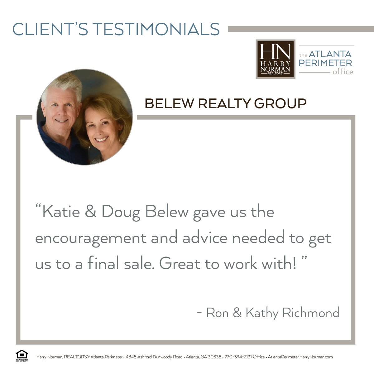 We're not only lucky enough to do what we love for a living, but testimonials like this are just the cherry on top. Thank you for the kind words!