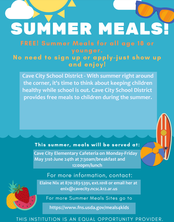 FREE SUMMER MEALS