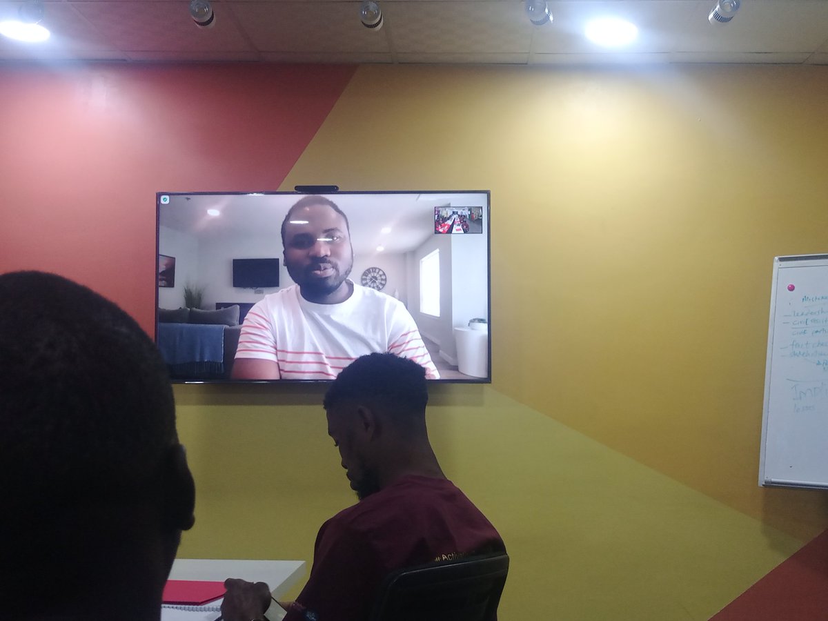 pocked_scalp's tweet photo. Today I have the opportunity of learning more about resources mobilization facilitated by @Fatudimu of @sozonetworks during the day 4 of Social Justice Academy #BeyondEndSARS #BeTheChange
Thank you @CitizenCommons
@acthubafrica https://t.co/F1DJvCdt5I