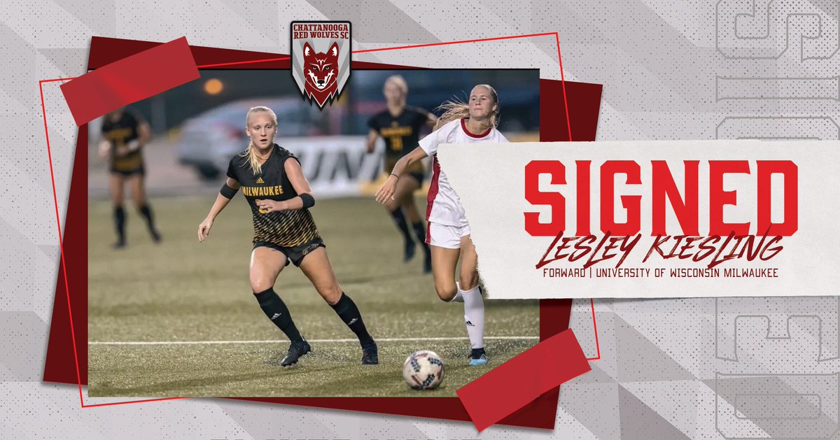 ladyredwolves's tweet photo. WELCOME, newly signed, @UKWomensSoccer forward, 𝐋𝐞𝐬𝐥𝐞𝐲 𝐊𝐢𝐞𝐬𝐥𝐢𝐧𝐠, to the 𝗖𝗵𝗮𝘁𝘁 𝓛𝓪𝓭𝔂 𝗥𝗲𝗱 𝗪𝗼𝗹𝘃𝗲𝘀 2022 roster! Lesley will be joining us in our @USLWLeague season debut! Welcome Lesley! 🐺❤️⚽️
⠀
📰 https://t.co/ty1I7rBQna https://t.co/bS4hf9fACO