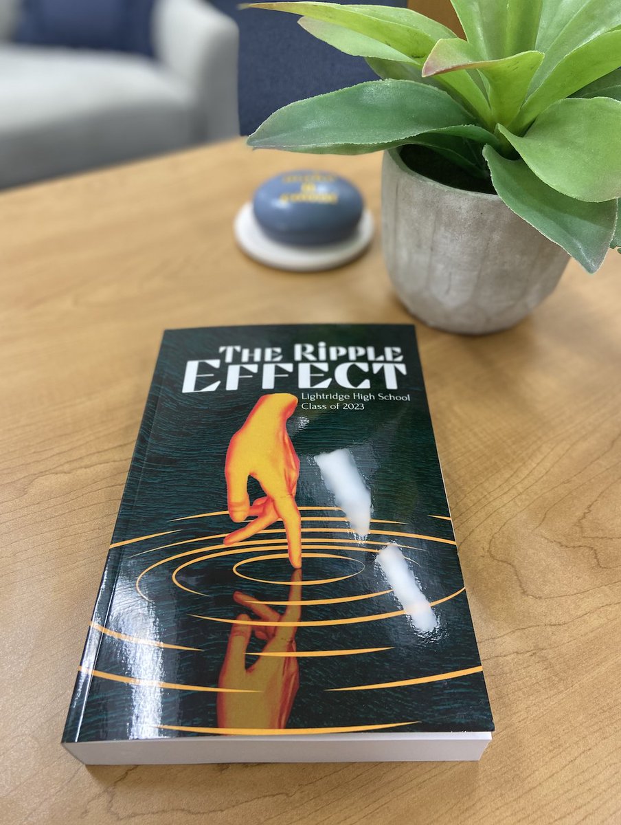 ⭐Incredibly excited to receive a hand-delivered copy of our student-produced Class of '23 book, "The Ripple Effect!" I am in awe of the meaningful contributions our LCPS students make to the world.🌎 

📅Dedication ceremony, "The Ripple Effect": May 16 @ 6:00 PM, LRH Auditorium