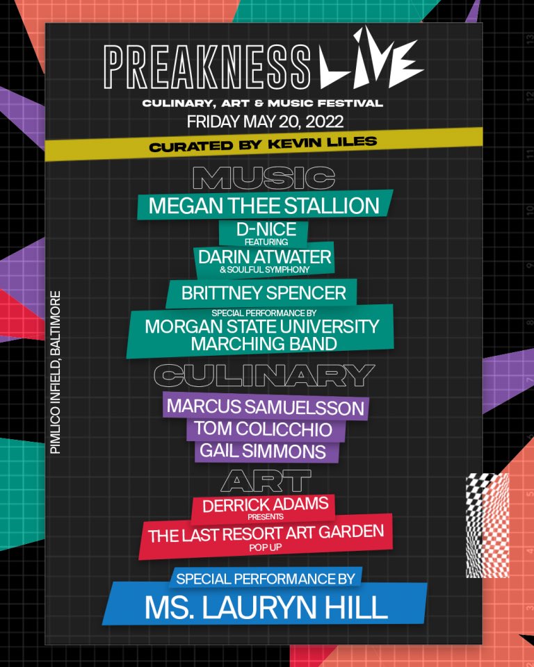 Who’s going to #PreaknessLive? One of the most eclectic festival lineup’s we have seen this spring.