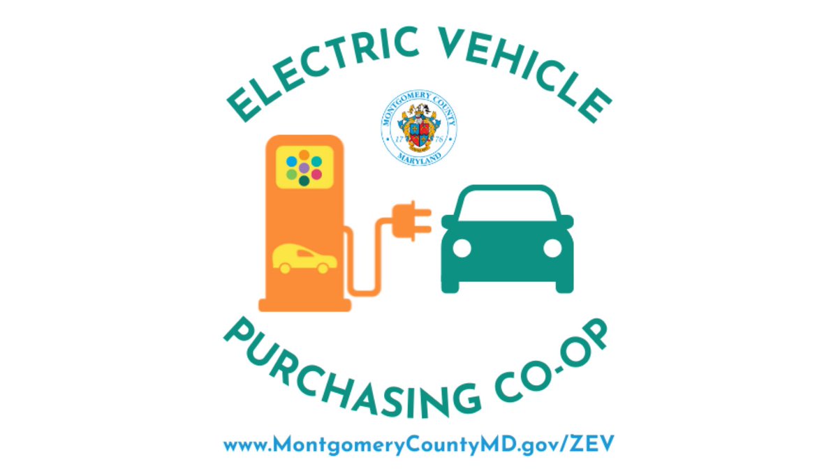 MontgomeryCoMD's tweet photo. The Montgomery County EV Purchasing Cooperative Pilot is designed to support residents and local businesses in their journey towards owning, leasing or driving new or pre-owned electric vehicles. Take the pledge 🔌➡️ https://t.co/UCzmHYqHYY. https://t.co/OvbAs5WP99