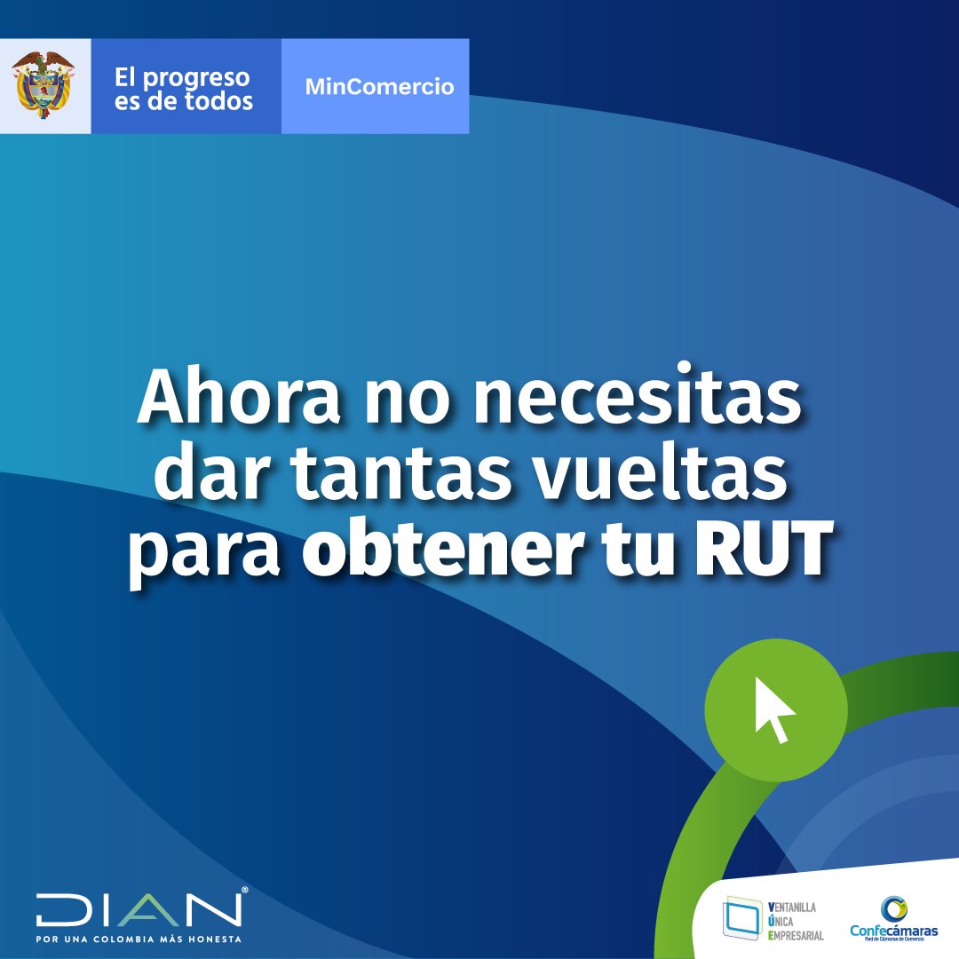 DIANColombia's tweet photo. 👋 ¡Chao pre-RUT! Tramitar tu RUT hoy es más sencillo. Obtenlo al mismo tiempo que creas tu empresa y simplifica pasos. ✔️ Toda la información en ➡️ https://t.co/W8n2Cb0Yix #TodoEnLaVUE #LaVUEaTuAlcance #CrearEmpresa #TeHagoLaVUElta #VUElveMejor #VUElveMásRápido #VUElaConLaVUE https://t.co/UE3jdUZzBC