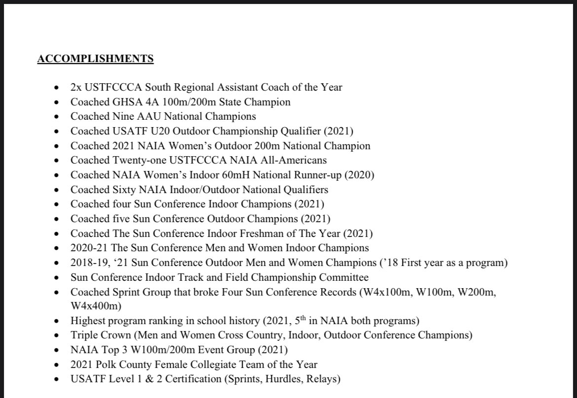 CoachHightower2's tweet photo. 🚨🚨I am looking for some unsigned seniors (North Carolina) female sprinters that are high-character, dedicated to the sport and committed to excelling on the track and classroom.🚨🚨

Here is what you are getting as a coach⬇️⬇️
#TheCavsWay⚔️ https://t.co/OwD3xyLf8k