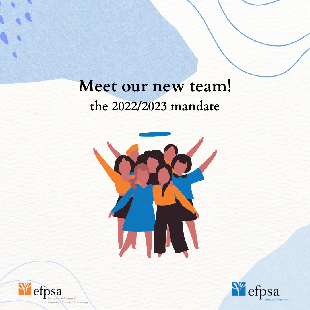 RP_efpsa's tweet photo. We are very excited to introduce to you our new mandate's EFPSA Research Programme Team🎉
Take a look at the graphics and meet all the members!

#research #psychology #studentresearchers #teamworkmakesthedreamwork #adventure https://t.co/dSpsorYprD