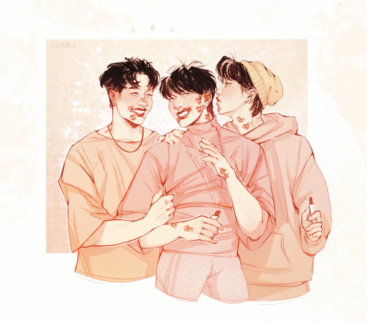 ✨🐺🔥🐷💦🐹💕
— the most kissable trio 💋

#SkissKids #3RACHA
