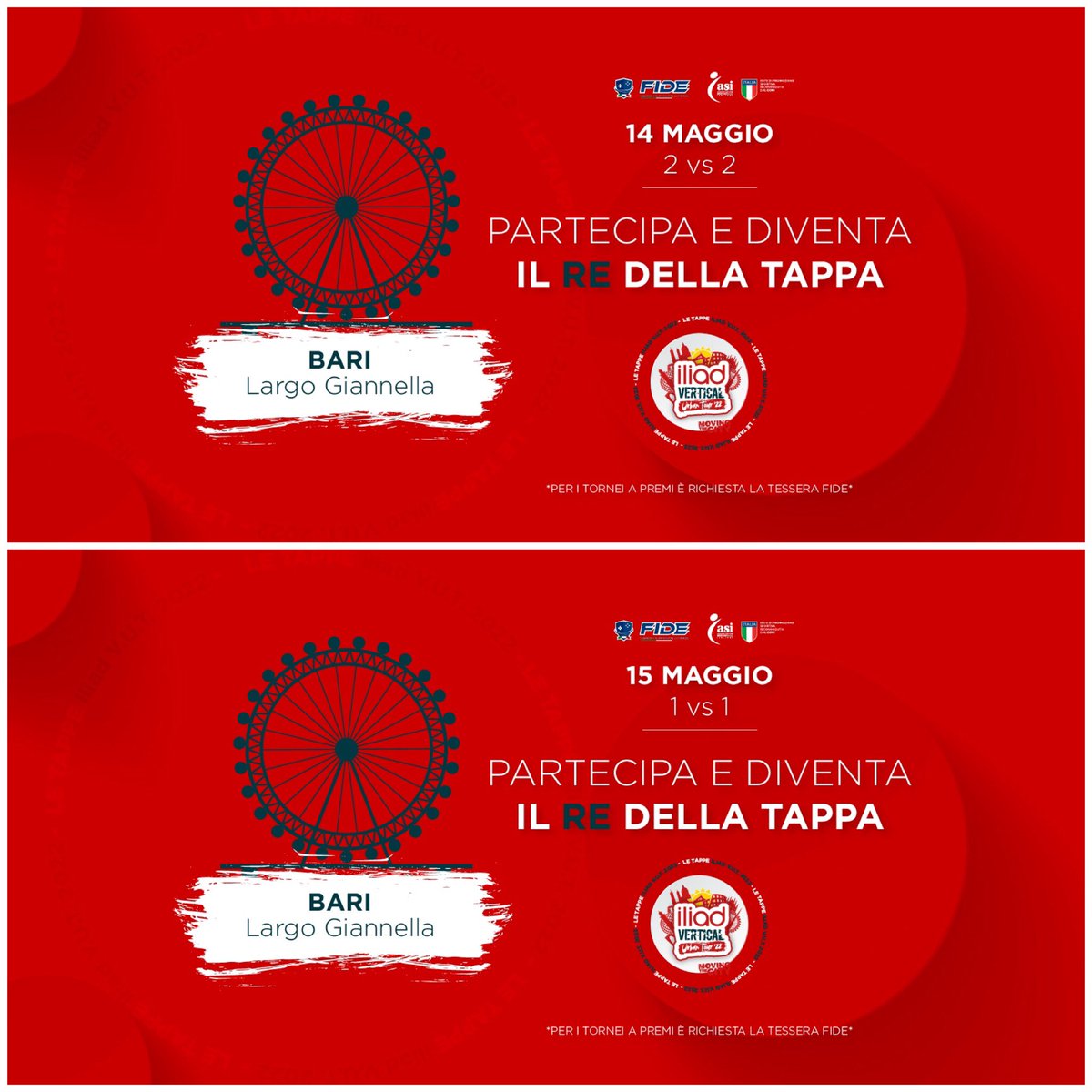 esy_2017's tweet photo. Scendiamo in Campo!🏟

Si parte questa questo weekend con la tappa di Bari (14 e 15 Maggio)

 Partecipa al torneo dal vivo di FIFA organizzato da ILIAD 🎮

Tanti premi ed attivitá ti aspettano!🤩

Special Guest: @FondatoriFut 

ISCRIVITI CLICCANDO QUI

https://t.co/pE8hM3XGsV https://t.co/Ub5q9E52mP
