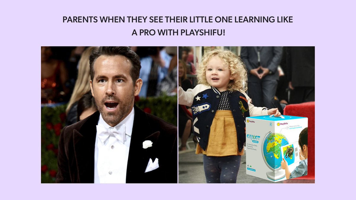 PlayShifu's tweet photo. @VancityReynolds to his daughter: You brought PlayShifu to the game. That’s unfair!
#RyanReynolds #BettyReynolds #Orboot #OrbootEarth #PowerofPlay #PlayShifu https://t.co/6yqpsnNQuE