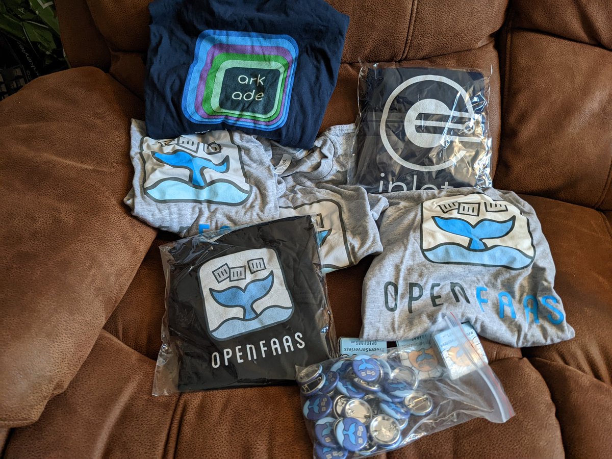 alexellisuk's tweet image. Look what I found #kubecon friends 👋