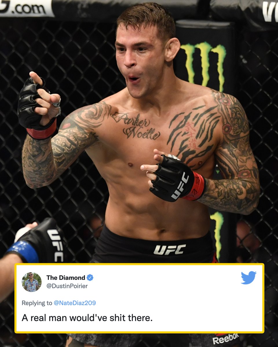 MMAFighting's tweet photo. Nate Diaz claims to have urinated outside UFC HQ, so Dustin Poirier raised the stakes 😳 https://t.co/c12Pt96ACb