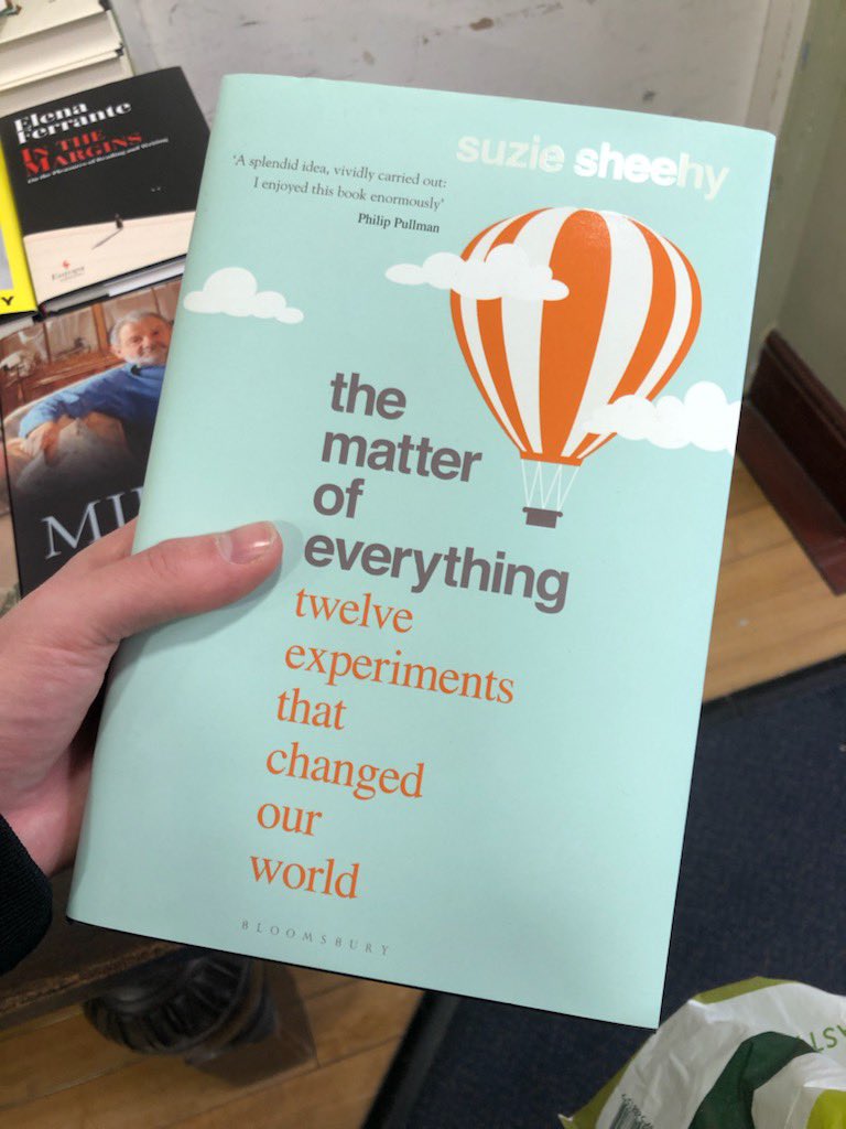 Heard @suziesheehy’s book was in store at Oxford. So I immediately sent a dear friend over to pick it up for me (thank you <a href="/dbhgold/">Danny Gold</a>). Can’t wait to read ✨🎉
#thematterofeverything