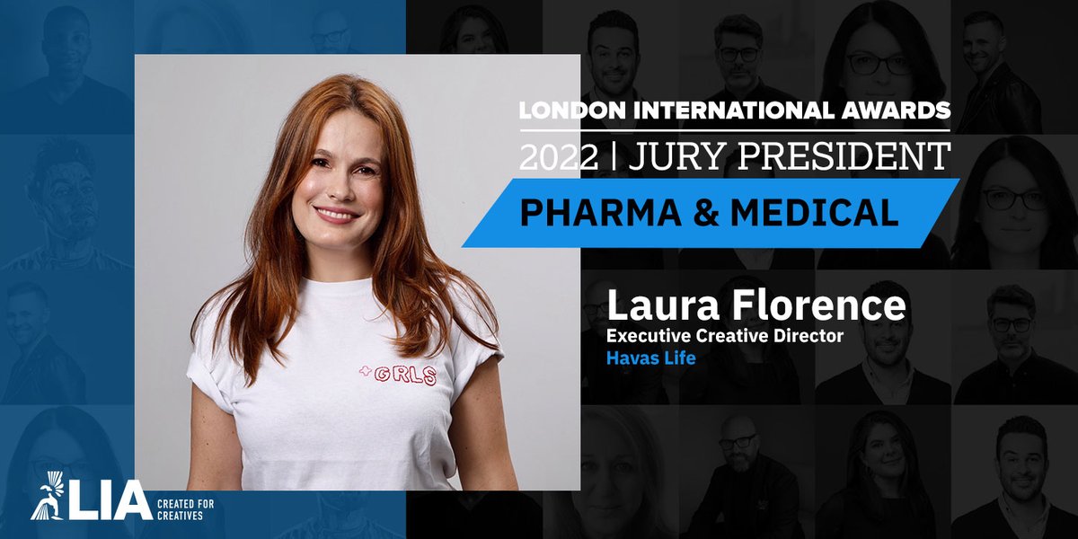 LIAawards's tweet photo. Announcing our 2022 Pharma &amp; Medical Jury led by Laura Florence @laaflorence ECD at Havas Life! To view full jury: https://t.co/jlHZXyDn9O
@fabiosr76 @Hi_TimJones @makeitdin #LIAawards #CreatedforCreatives #LIAjudging #creativity #HavasLife #advertising #Pharma #Medical #awards https://t.co/6DI7v2DHfG
