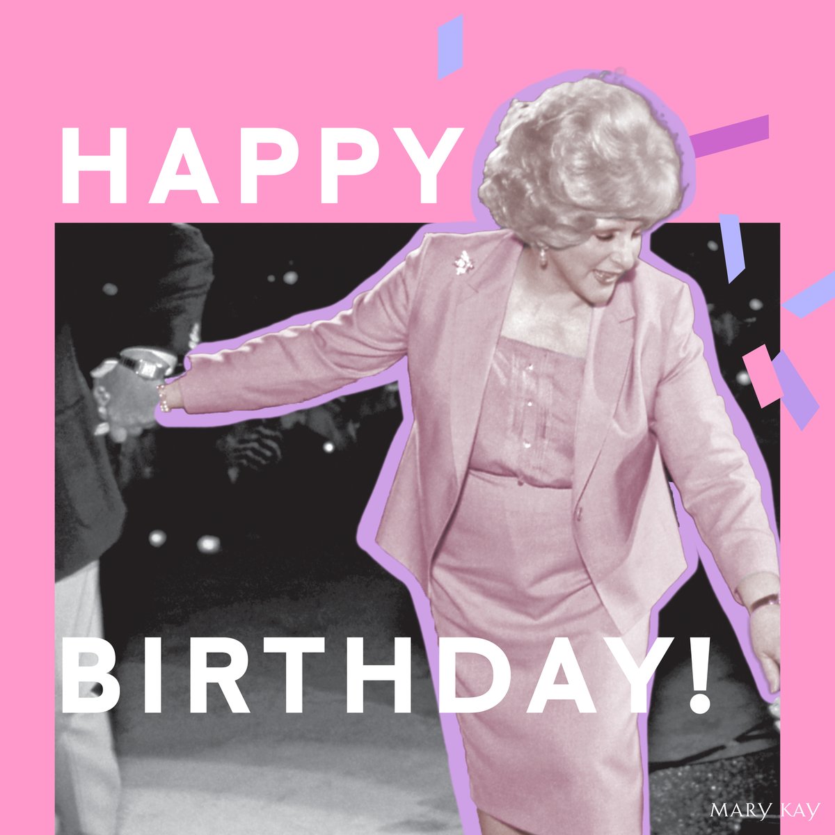 debdiez's tweet photo. Happy Birthday, Mary Kay Ash! 🥳 To honor her, I’d love for you to tell me about your most memorable Mary Kay experience. Share in the comments below! ⬇️ https://t.co/n3cFfEdL2b