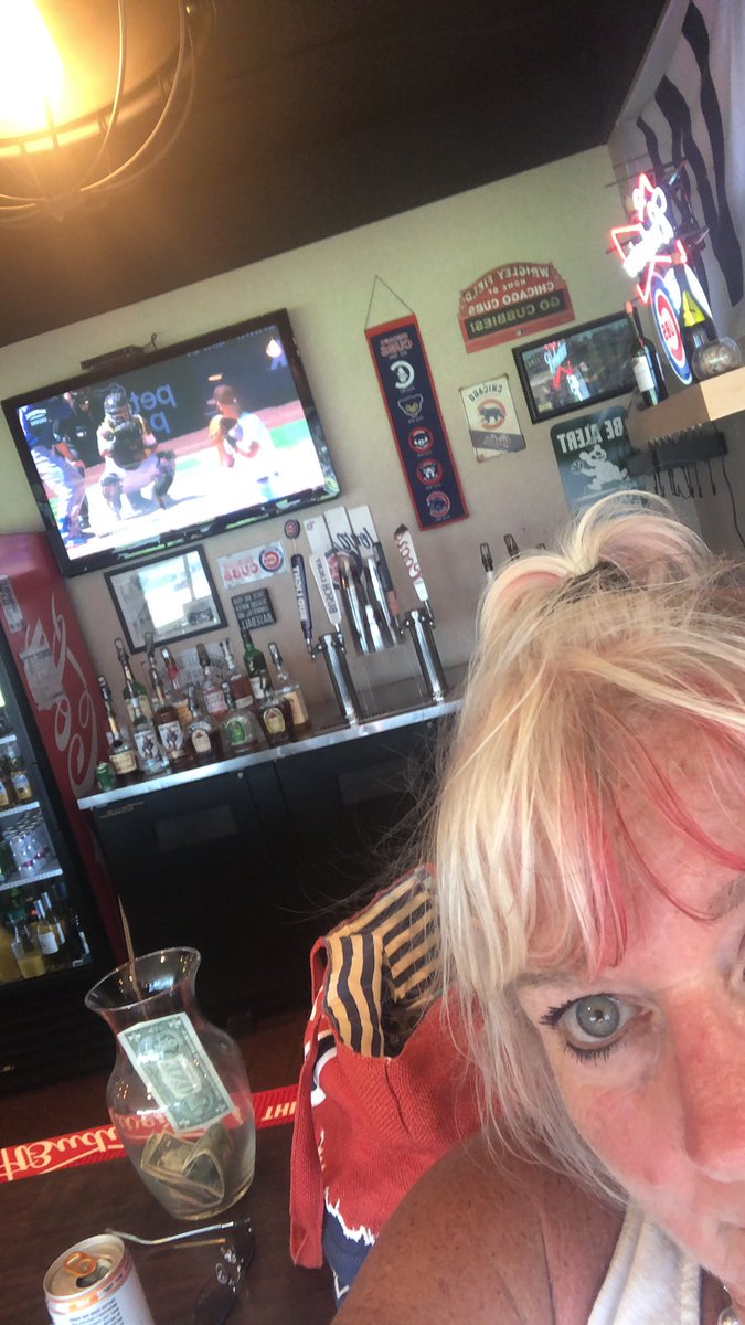deborahdewees's tweet photo. @voiceofcohen @DonnieDewees @IowaCubs So Hot!  Cooling off at the @Bedfredlounge https://t.co/7QA3EQxcKe