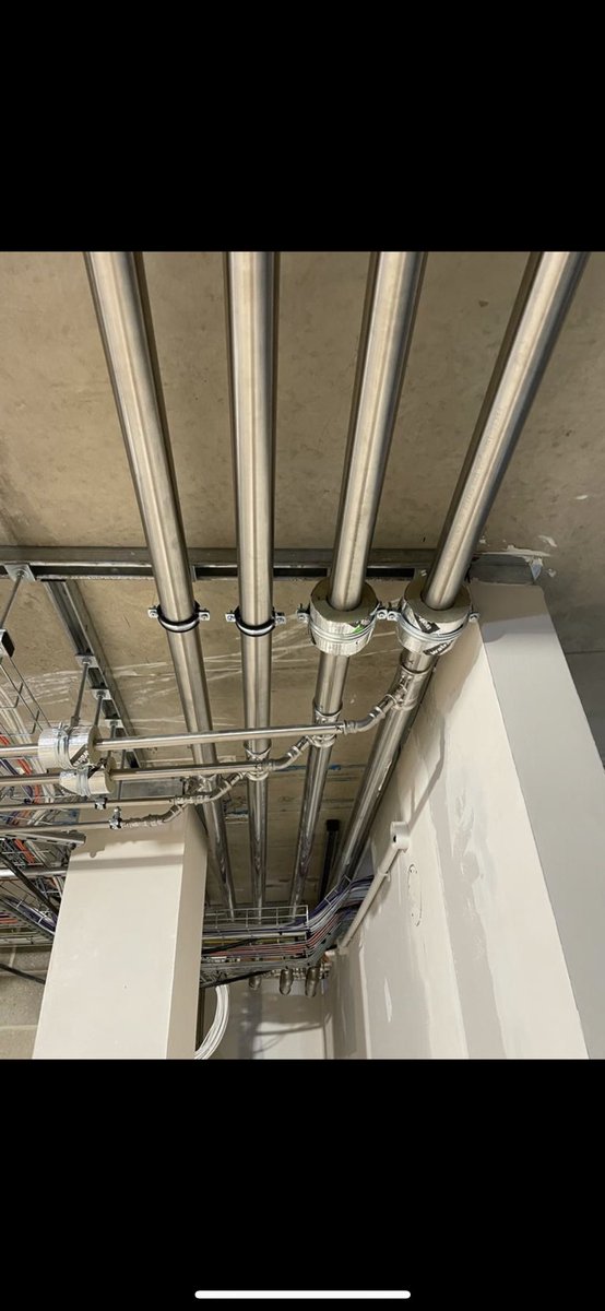 PeacewardS's tweet photo. Stainless steel #pipework still progressing at #marblearch great install as always #pipework #peaceward https://t.co/XtJVC01Dxp
