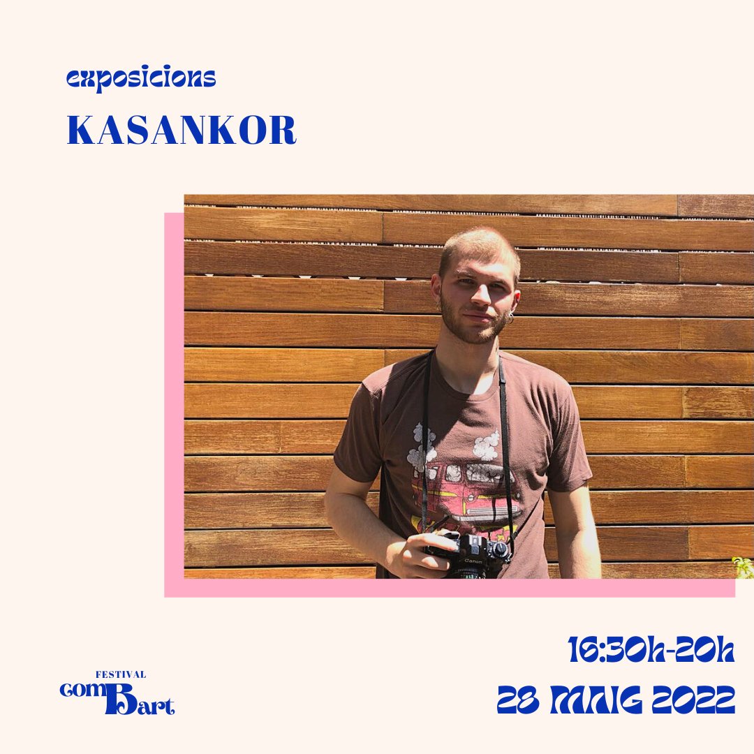 combartfestival's tweet photo. 💐Kasankor ens porta fotografies analògiques en pinzellades digitals sobre l’entorn quotidià del retrat 

No us perdeu el seu art el 28 de maig a la Clandestina de PobleNou 🪐

🎫Entrades a la venda a partir del 16 de maig! https://t.co/HmGkJFJhXD