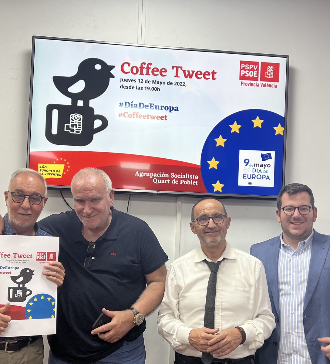 MagranerRoig's tweet photo. El @psoequart recuerda los más de 8 #ProyectosEuropeos que se están gestionando en el 2022
#include_EU #cities2030 #digiway #totalpeace #mentorUP etc. #DiaDeEuropa @pspvprovalencia @joseacogo @Adolfo61925788 @selsim @bnofuentes https://t.co/1TVLWj5fEt