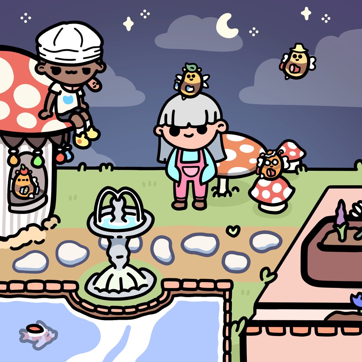 We found 5x Buzz Lists while helping the Beens with their Community Garden today 🤍

To enter:
1⃣ Follow @BumbleBeenies &amp; <a href="/kumoxworld/">Kumo x World 🌈</a>
2⃣ Like, Retweet &amp; Tag friends
3⃣ Spread love to bees

🔔Notifications ON
#NFTGiveaway #NFTCommunity #NFT