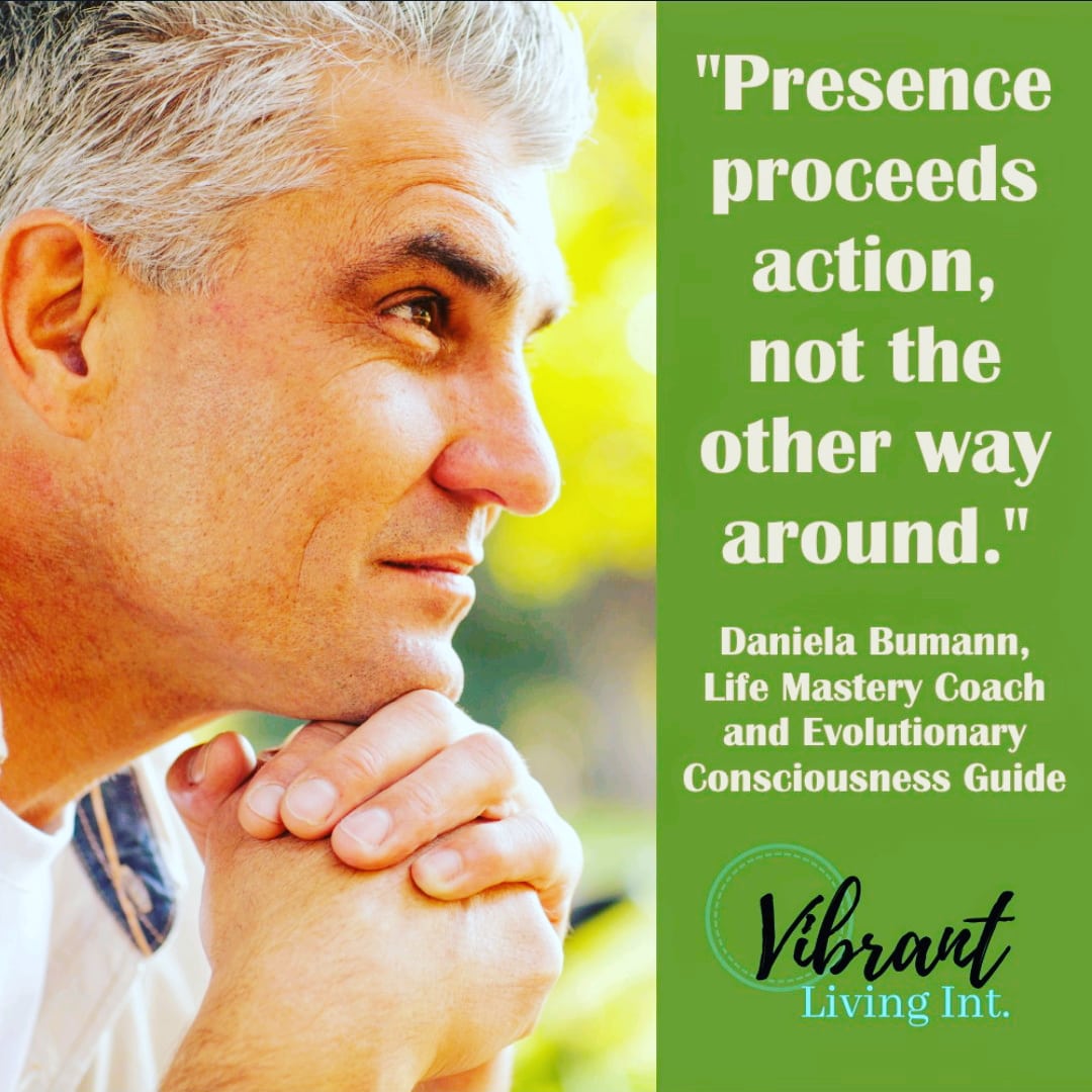 In the midst of your work or life, how present and centered do you get prior to taking action? 

When you do, the benefits are multifold, preventing hasty action and negative consequences, yet maximizing and up-leveling mindful, powerful action. 💪
vibrantlivingnow.org