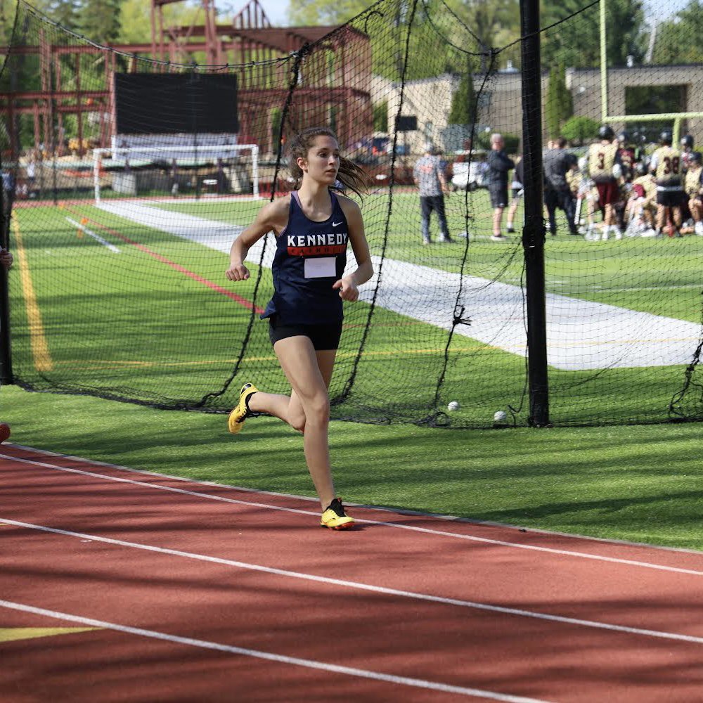KennedyGaels's tweet image. At the 16th Annual Westchester Catholic Girls Championship Meet, the Gaels earned 10 medals, including freshman Eleanor Brown&apos;s first place 400m hurdles, freshman Patricia Trainor&apos;s third place 100m hurdles and nearly swept 100m with 4 trophies. Next: Maria Regina at Kennedy 5/18