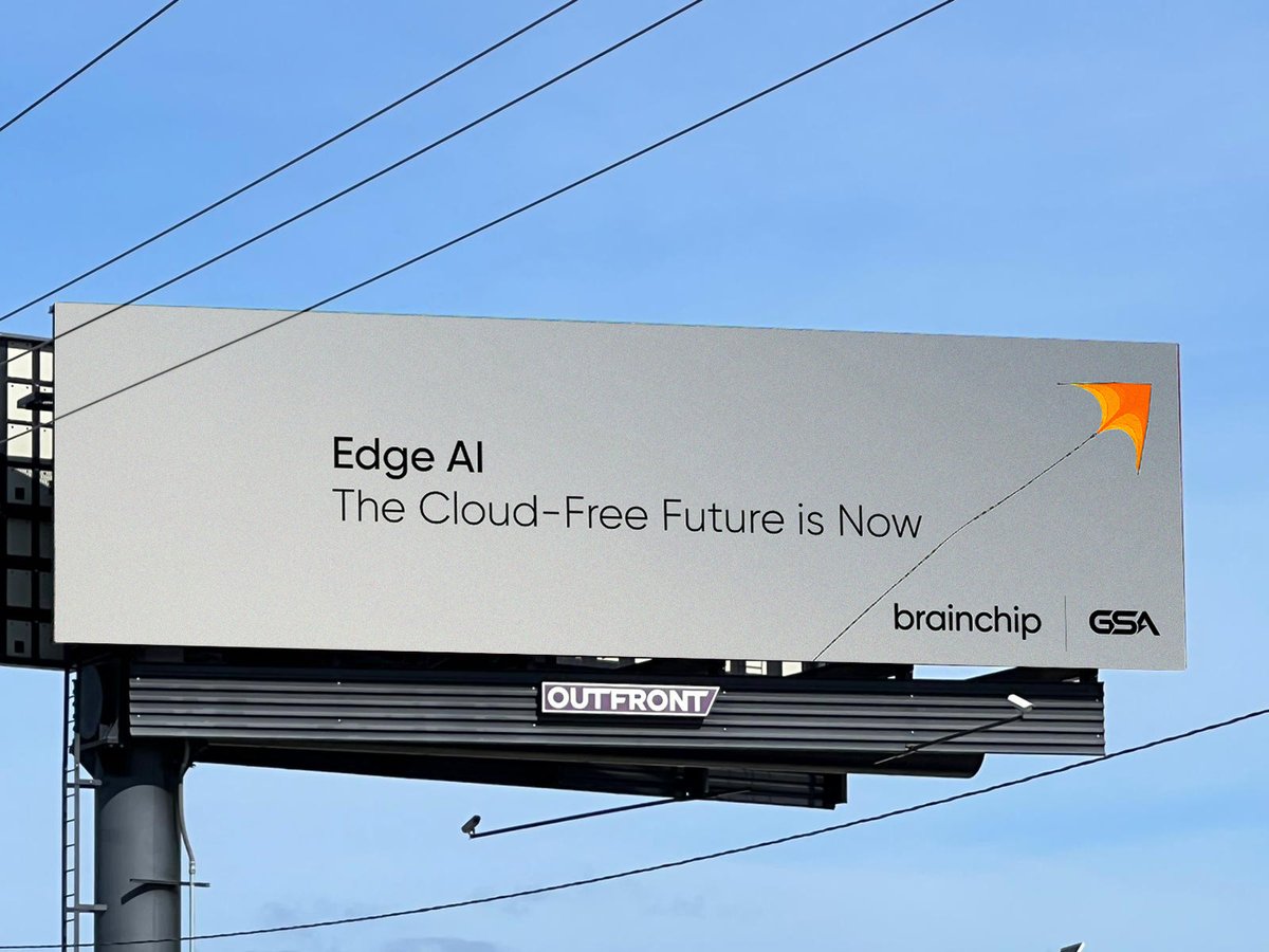 Another shot of the BrainChip billboard off the highway. Big thanks to <a href="/OUTFRONTMEDIAUS/">OUTFRONT Media</a> for getting this done.