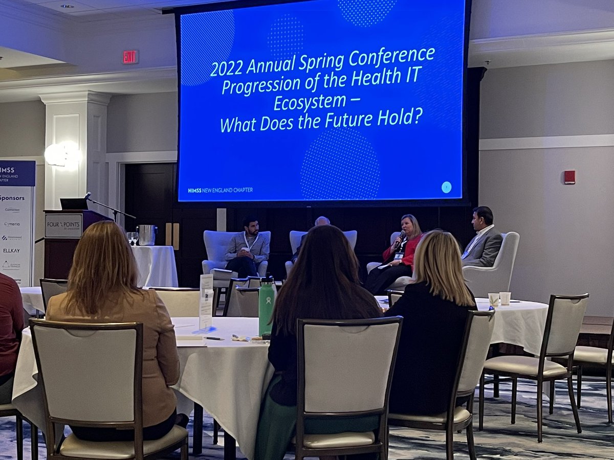Renee Broadbent (@reneeebroadbent) on Twitter photo State Health IT Plans: Policy, Politics, Partners and Best Practices. <a href="/mgriskewicz/">Mary.eth 💫</a> leads an all star panel ! @NewEnglandHIMSS State Health IT Plans: Policy, Politics, Partners and Best Practices. <a href="/mgriskewicz/">Mary.eth 💫</a> leads an all star panel ! @NewEnglandHIMSS
