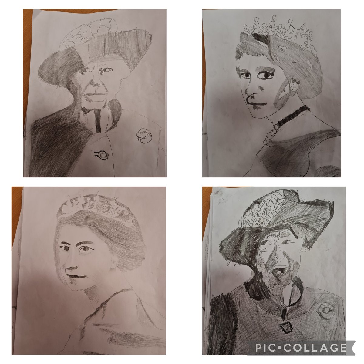 Could not be more proud of my learners' finished #JubileePortraits, they are phenomenal! So different but all instantly recognisable. A reminder that #SATsWeek success comes in all shapes and sizes 🙃
#KeyStage2
#edutwitter #art 
#ArtInSchool