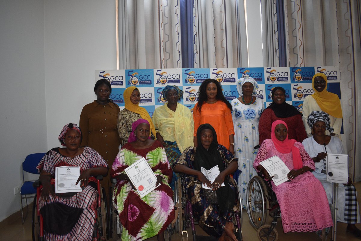 We believe in inclusivity! we will continue supporting 🤝 &amp; advocating for the #Gambia-n 🇬🇲 private especially women in business.

This afternoon, our <a href="/CeoGcci/">Sarata Conateh</a> had a one on one meeting with members of the <a href="/GmWomensChamber/">Gambia Women's Chamber of Commerce</a> to promote the inclusivity of women in business.
(1/2)⬇️