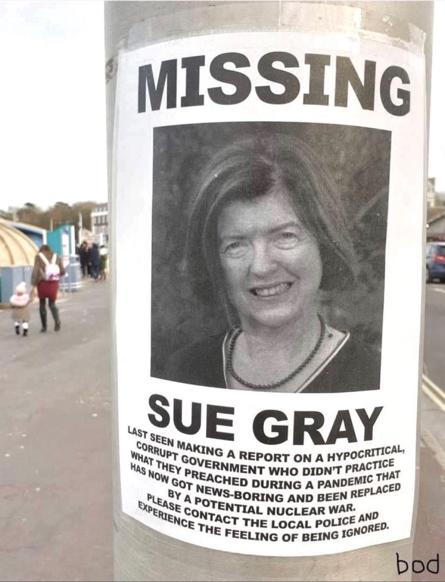 It’s criminal - where’s the #SueGrayReportNOW #Partygatefines #JohnsonOut108 🥳🎉🐖