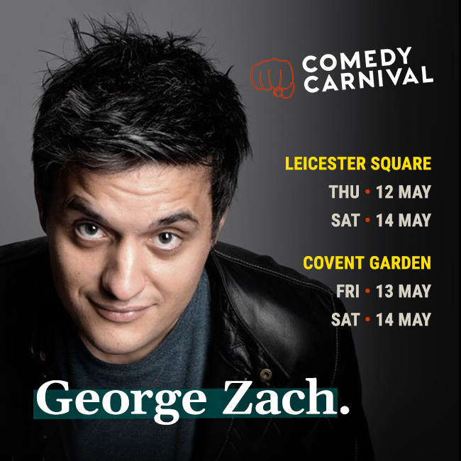 Comedy Carnival (@comedycarnival) on Twitter photo Hard-hitting stand up comedy this Saturday night, feat.
<a href="/GreekComedian/">George Zacharopoulos</a>, <a href="/CatherineBohart/">Catherine Bohart</a>, <a href="/KeithFarnan/">keith farnan</a>, and <a href="/phildins/">Phil Dinsdale</a> as MC.
Tickets: comedycarnival.co.uk/covent-garden/
Doors 7:30pm - 8:30pm. Show 8:30pm - 10:30pm Hard-hitting stand up comedy this Saturday night, feat.
<a href="/GreekComedian/">George Zacharopoulos</a>, <a href="/CatherineBohart/">Catherine Bohart</a>, <a href="/KeithFarnan/">keith farnan</a>, and <a href="/phildins/">Phil Dinsdale</a> as MC.
Tickets: comedycarnival.co.uk/covent-garden/
Doors 7:30pm - 8:30pm. Show 8:30pm - 10:30pm