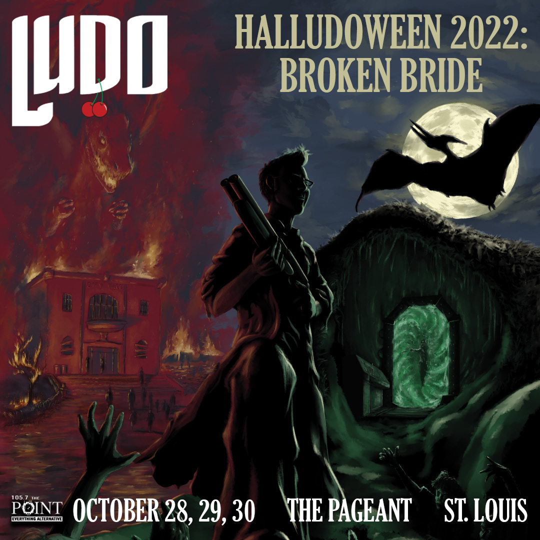 ThePageantSTL's tweet photo. ON SALE NOW: @1057thePoint welcomes Halludoween 2022: Broken Bride with @LudoRock at The Pageant |10.28 - 10.30|

More info + RSVP: https://t.co/tHk9BfEFow
Get  🎟's: https://t.co/xEvBJR0Jyq https://t.co/fpB2YxX5wG