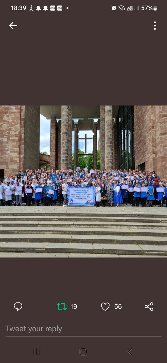 Thank you to everyone who helped make today so great.
Whether you were front and centre, behind the scenes or supporting the day......I thank you all.
A great event 
#proudtobeanurse 
#InternationalNursesDay2022 
<a href="/MRadford_HEECN/">Prof Mark Radford CBE PhD RN</a> <a href="/Donna/">Donna</a> <a href="/MaryMumvuri/">Mary Mumvuri MBE</a> <a href="/MelCoombesCEO/">Melanie Coombes. MBE 💙</a> 
<a href="/CWPT_NHS/">Coventry and Warwickshire Partnership NHS Trust</a>