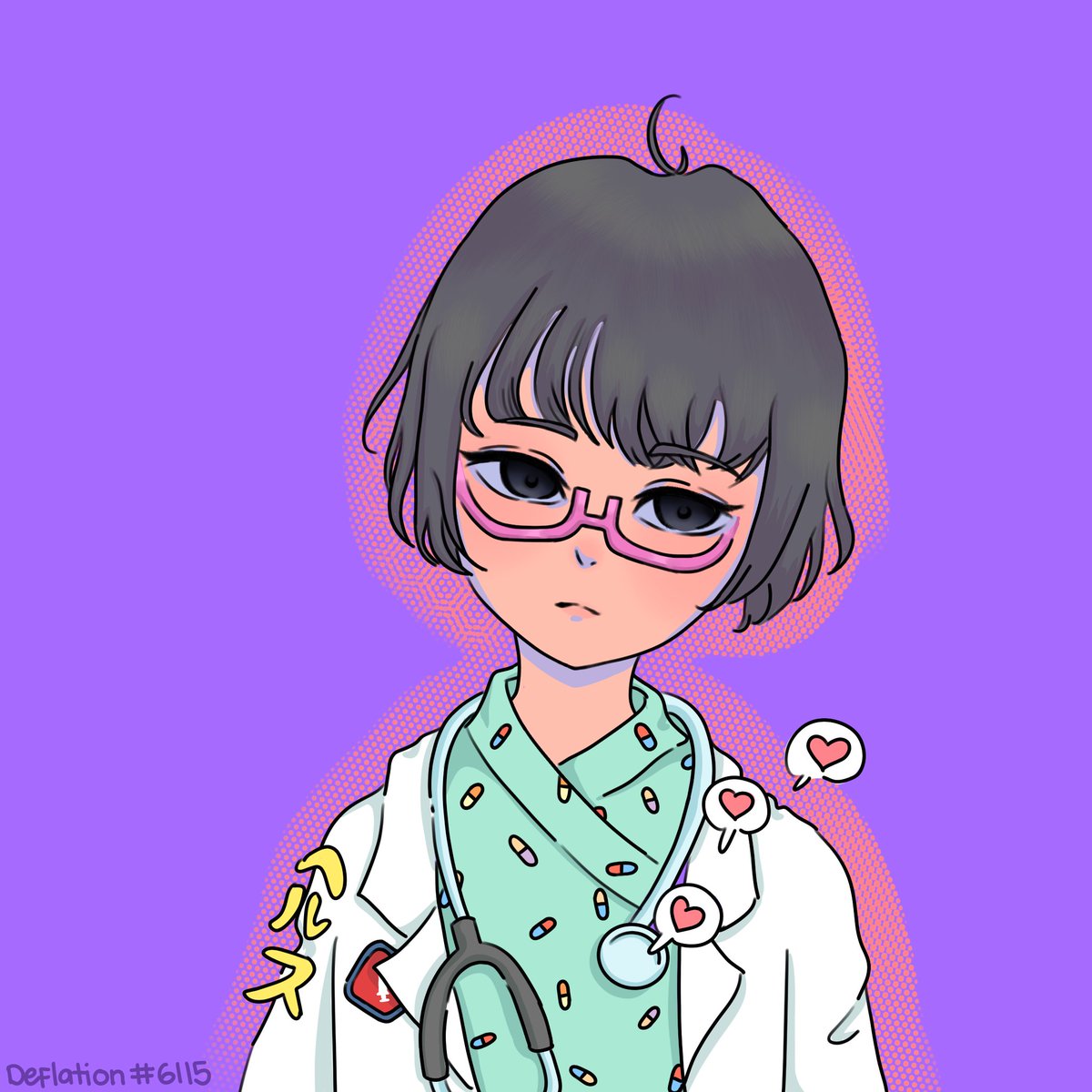 DeflationLad's tweet image. 5th fanart for Lonelypop! I drew the new sneakpeek we have using my own art style. I hope you guys like it 🍭
#LonelyPopFanArt 
@LonelyPopNFT