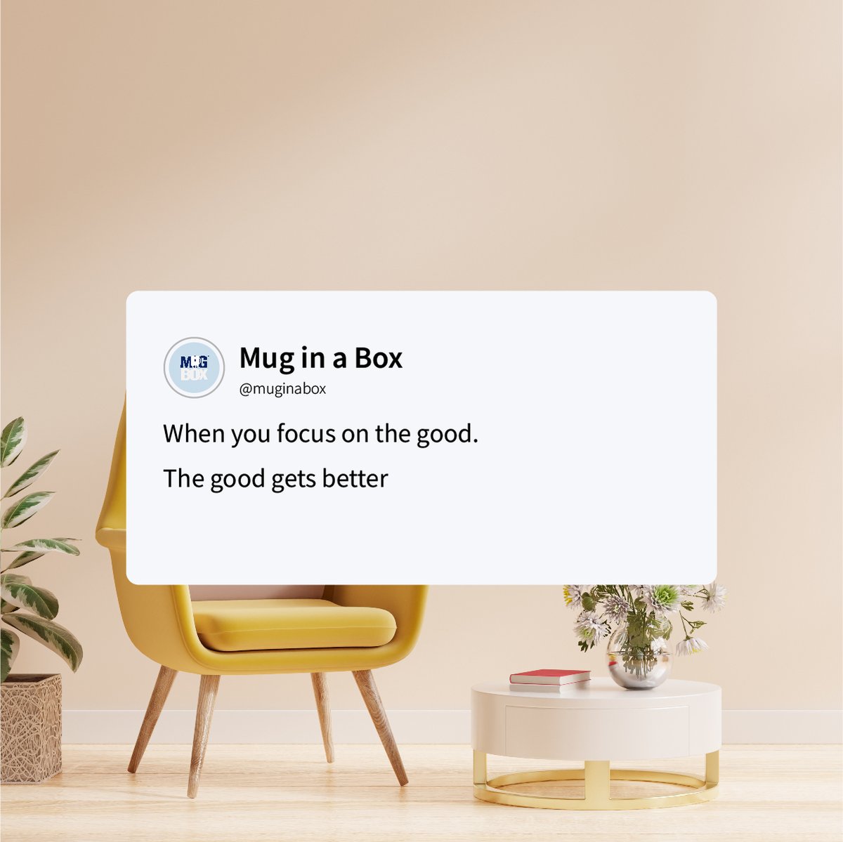 muginabox's tweet photo. When you focus on the good, the good gets better 🤗

#stayjiggy #ownwhoyouare https://t.co/ZcIL2Tt3vq