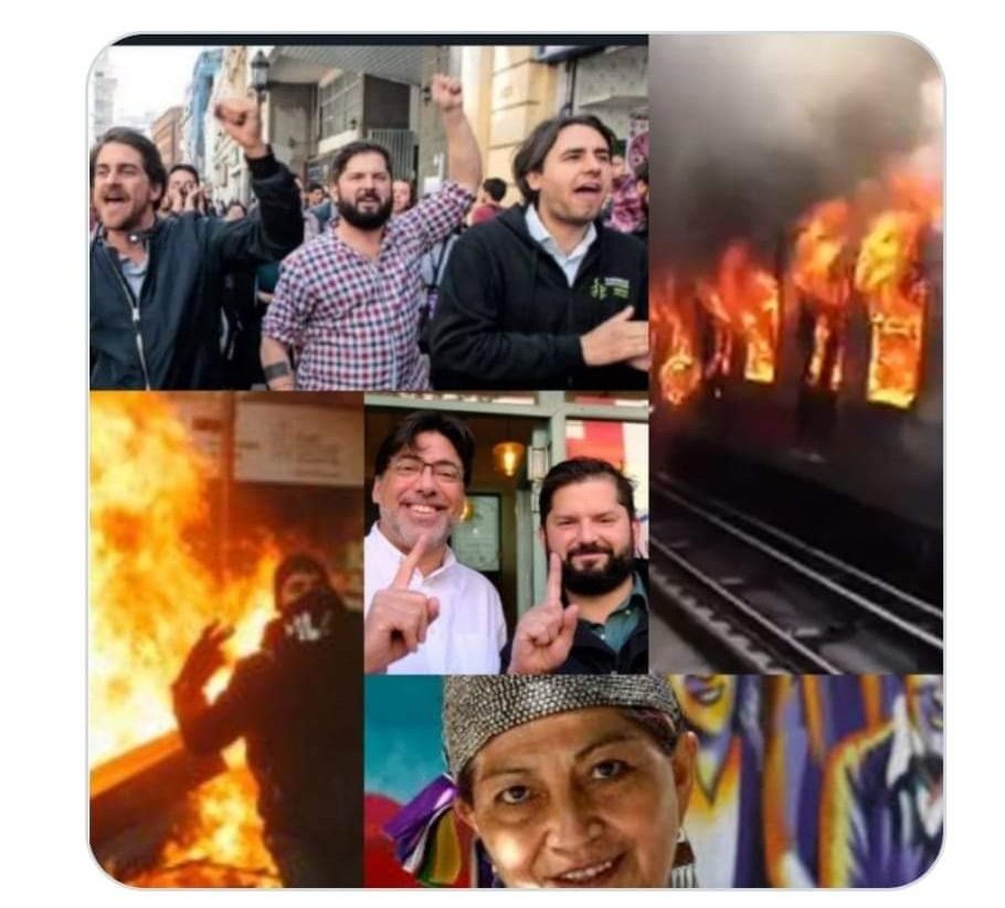 mmullor2016's tweet photo. @gabrielboric Al gobierno de G.Boric le costará mucho aplacar una violencia que ellos mismos apoyaron, justificaron y que hasta hoy, lo siguen haciendo poniendo urgencia a una Ley de amnistía a delincuentes que quemaron, destruyeron y saquearon medio Chile. Su coalición no se pone de acuerdo https://t.co/3nrK0Ry0Vy