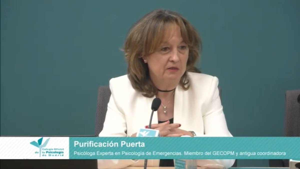 Colegio Oficial de la Psicología de Madrid tweet media