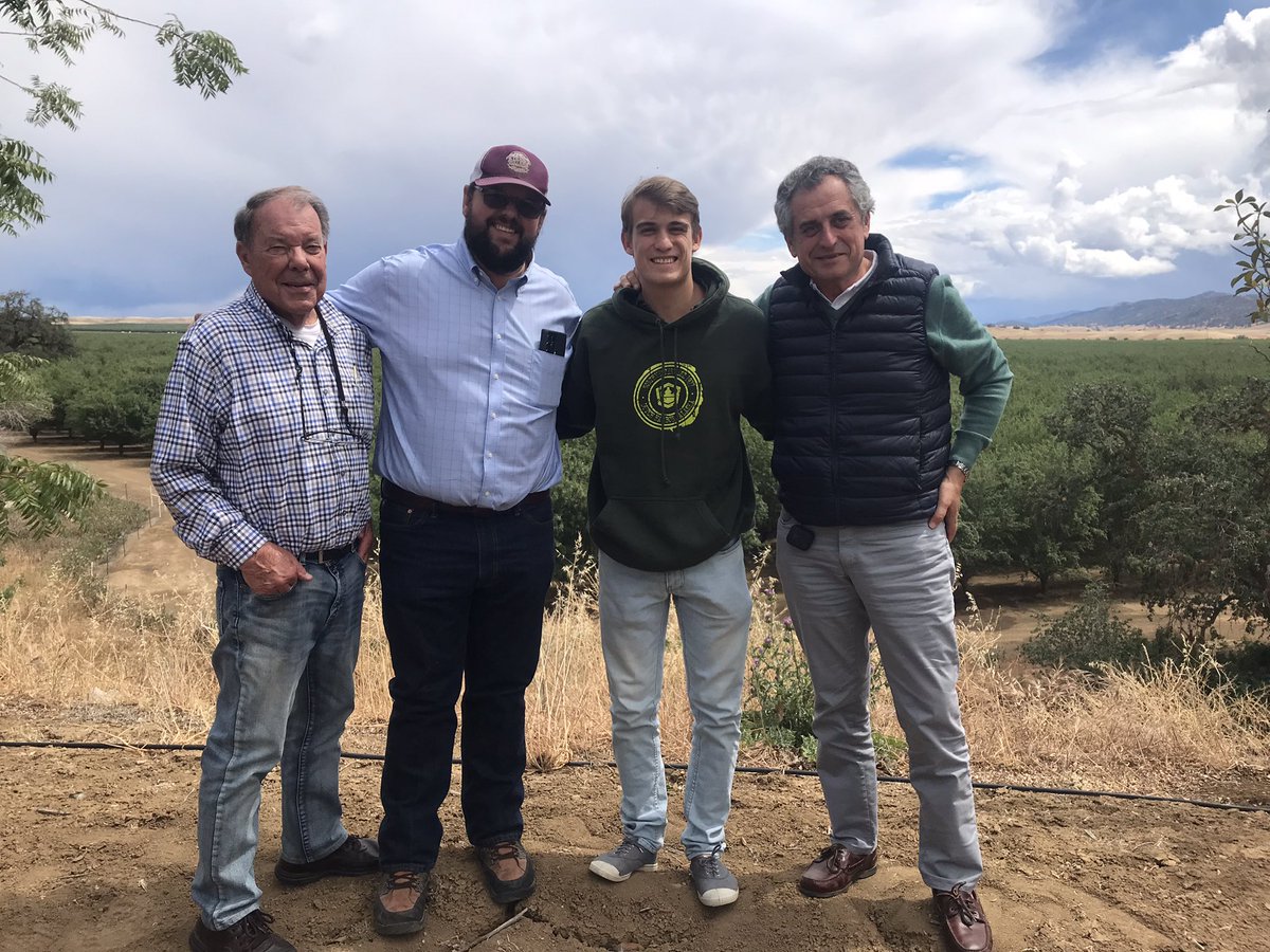Visitando fincas de #almendros en Chico y Fresno🇺🇸